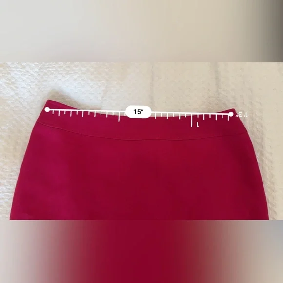 Magenta Pencil Skirt - Picture 7 of 7